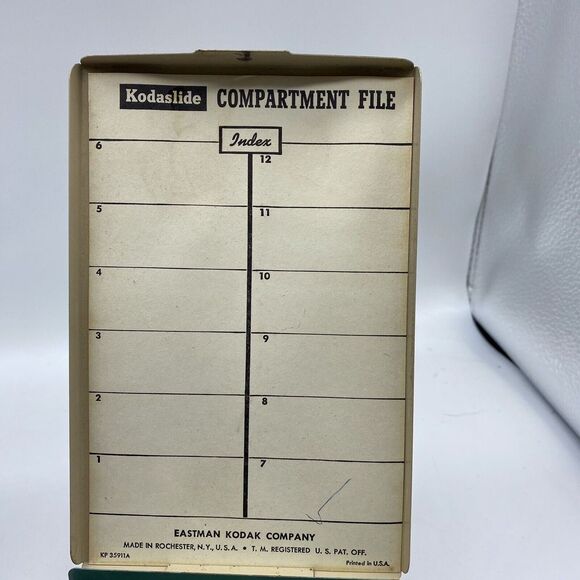 Kodaslide Compartment File Lot of 2 Made in USA - Picture 11 of 12